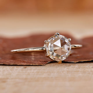 Round Solitaire Engagement Ring with a stunning round diamond.