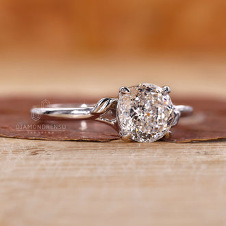 Solitaire Ring with a stunning, secure claw prong setting.