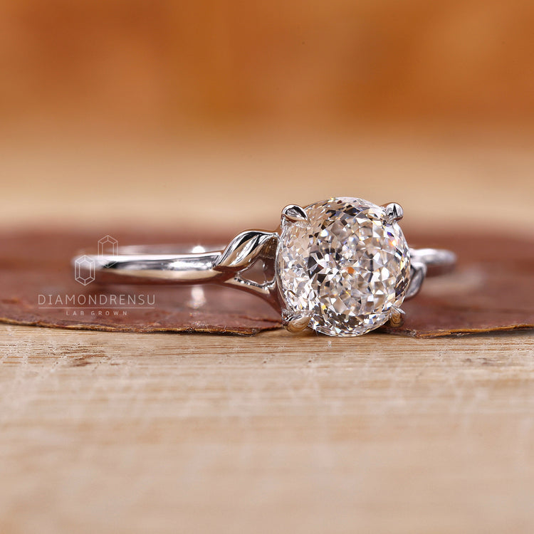 Solitaire Ring with a stunning, secure claw prong setting.