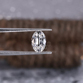 Old Mine Cut Oval Diamond