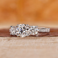 Prong Setting Ring featuring stunning diamonds for maximum shine.