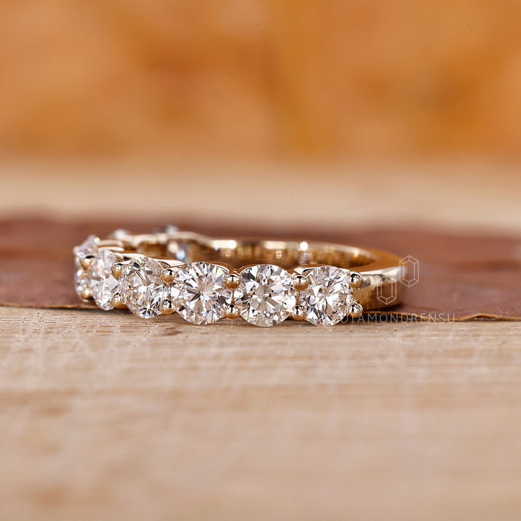 Simple wedding band with a minimalist look.