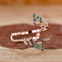 Marquise Diamond Ring made with lab grown diamond beauty.