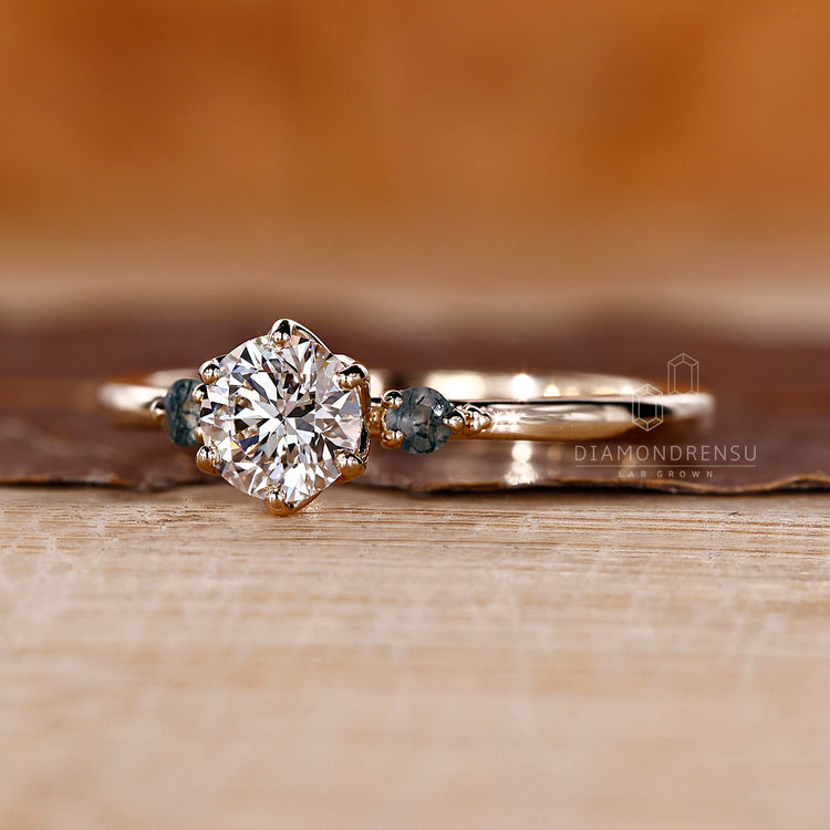 Buy lab grown ring with IGI certified stone.