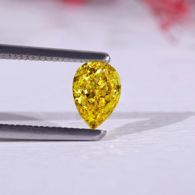 Pear brilliant diamond loose lab grown diamond