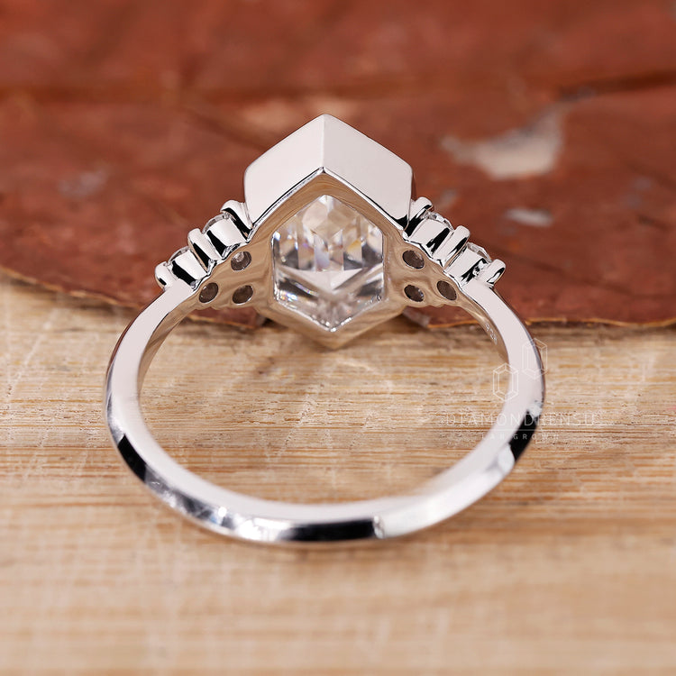 Bezel Ring with a polished, contemporary design.