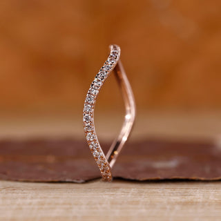 Half Eternity Round Diamond Wedding Band