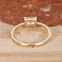 Pave Ring showcasing intricate diamond details.
