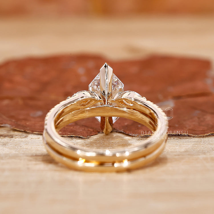 Engagement Ring and Wedding Band Set for a complete look.