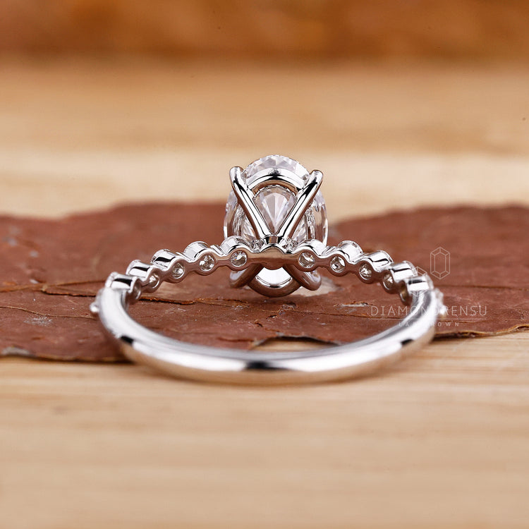 Pave Set Diamond Ring for a brilliant and modern look.