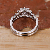 Curved Wedding Band for a perfect fit alongside your engagement ring.