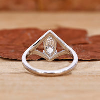 Split Shank Engagement Ring with elegant detailing and sparkle.