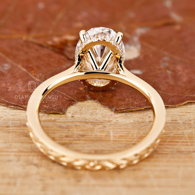 Custom engagement ring designed for a unique love story.