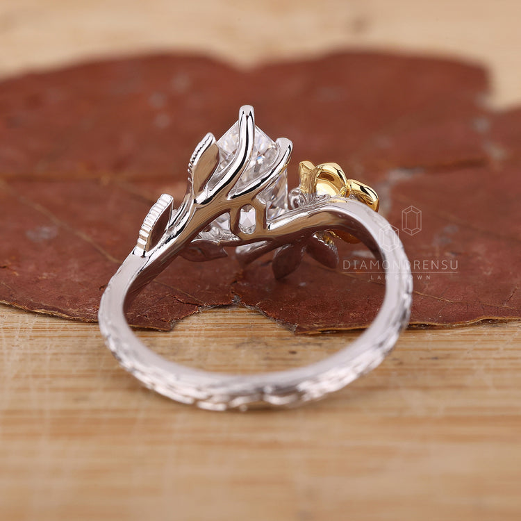 Split Shank Ring with elegant diamond accents.