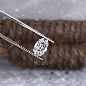 Old Mine Cut Oval Diamond