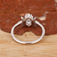 Prong Setting on a 7 Stone Diamond Ring for secure brilliance.