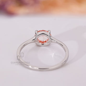 Pink Diamond Ring Solitaire: Perfect for a Romantic Proposal