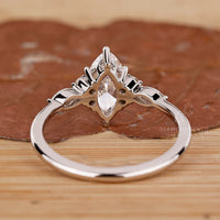 Round Diamond Ring featuring a 6 prong claw setting for security.