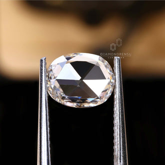 Antique cut rose cut elongated cushion loose diamond available to buy.