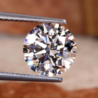 Round cut diamond available in 2 carat size for custom fine jewelry.