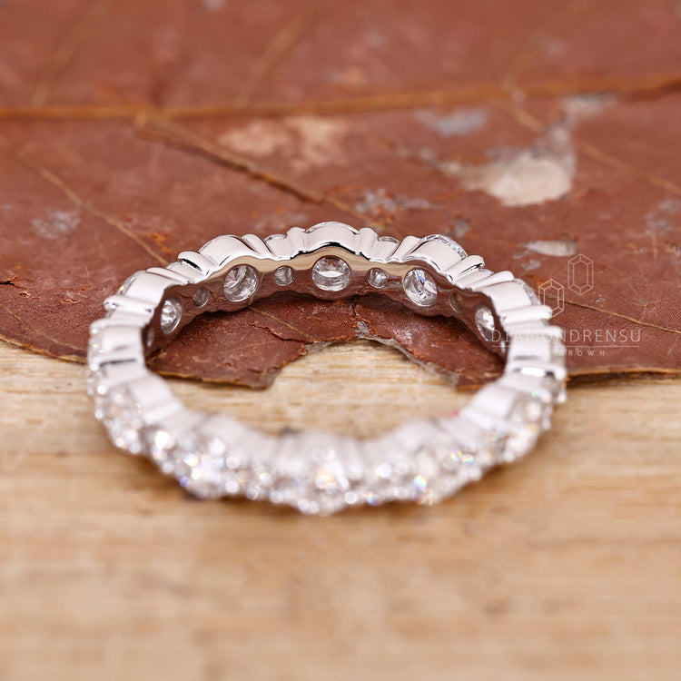 Custom wedding band crafted for a unique touch.