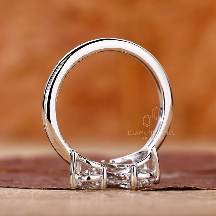 IGI Certified diamond in a handmade ring for premium quality.