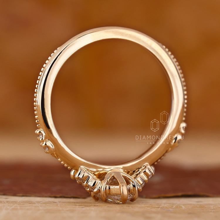 Yellow Gold Ring with a sophisticated, warm finish.