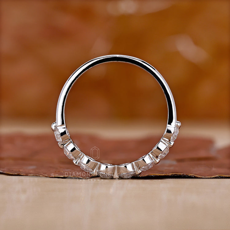 White Gold Wedding Band showcasing elegance and luxury.