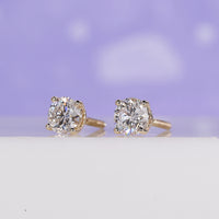Beautiful diamond earrings for women designed to add sparkle.