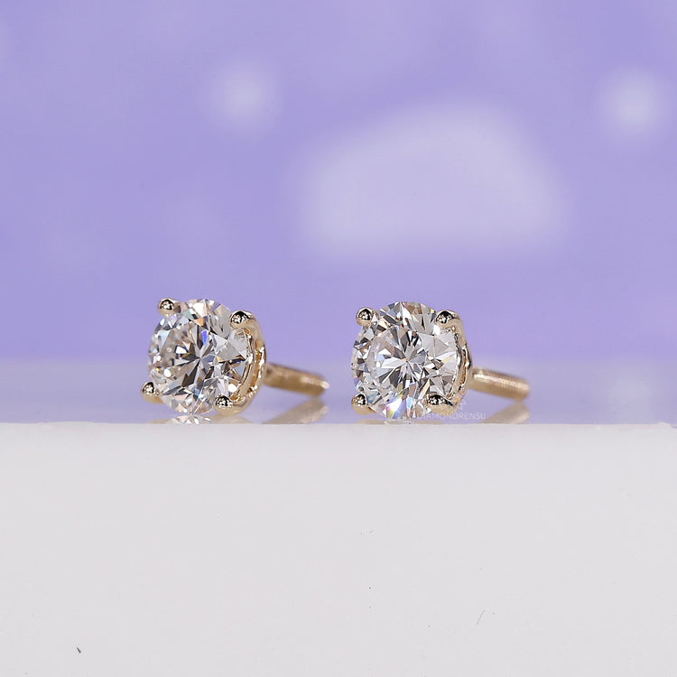 Beautiful diamond earrings for women designed to add sparkle.