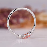 Round rose cut diamond ring for a sophisticated and romantic look.