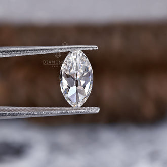 Old Mine Cut Marquise Diamond for Custom Jewelry Designs