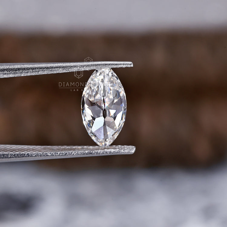 Old Mine Cut Marquise Diamond for Custom Jewelry Designs