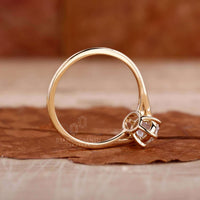 lab grown diamond engagement ring