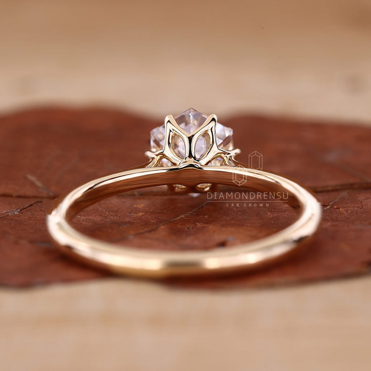 Tapered Shank Engagement Ring for a refined, delicate look.