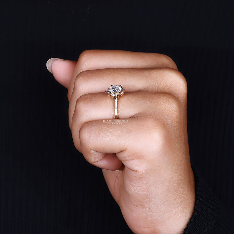 Yellow Gold Engagement Ring for a warm, classic look.