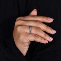 Diamond eternity band crafted for everyday wear.