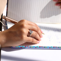 Elegant 3CT Emerald Cut Diamond Ring designed to capture timeless beauty.