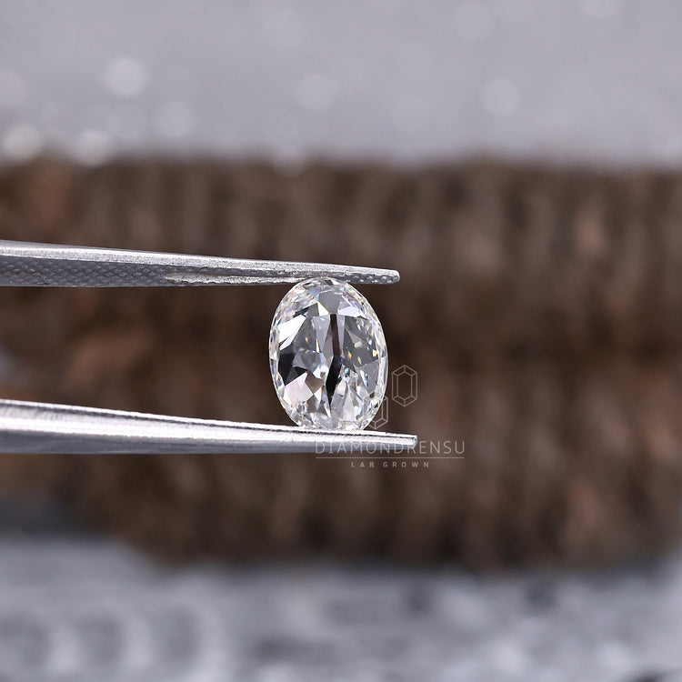 Old Mine Cut Oval Diamond