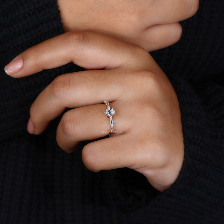 Stunning Lab Grown Diamond ring with eco-friendly and ethical appeal.