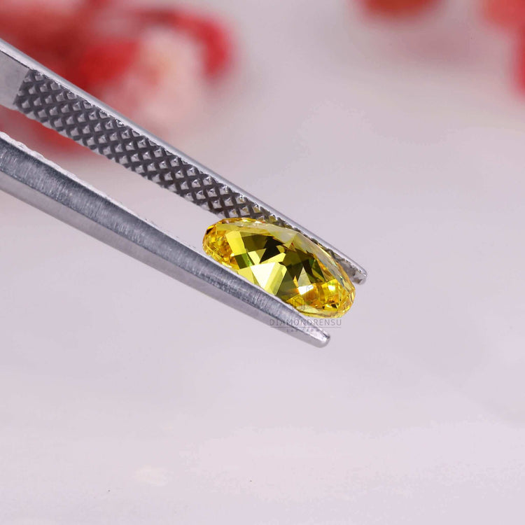 Lab grown diamonds loose fancy vivid yellow diamond