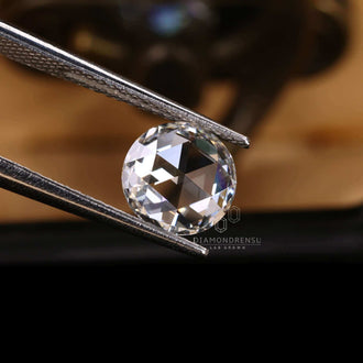 Round cut loose diamond lab grown and certified.