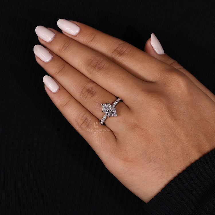Marquise Cut Diamond Ring in a timeless, elegant setting.