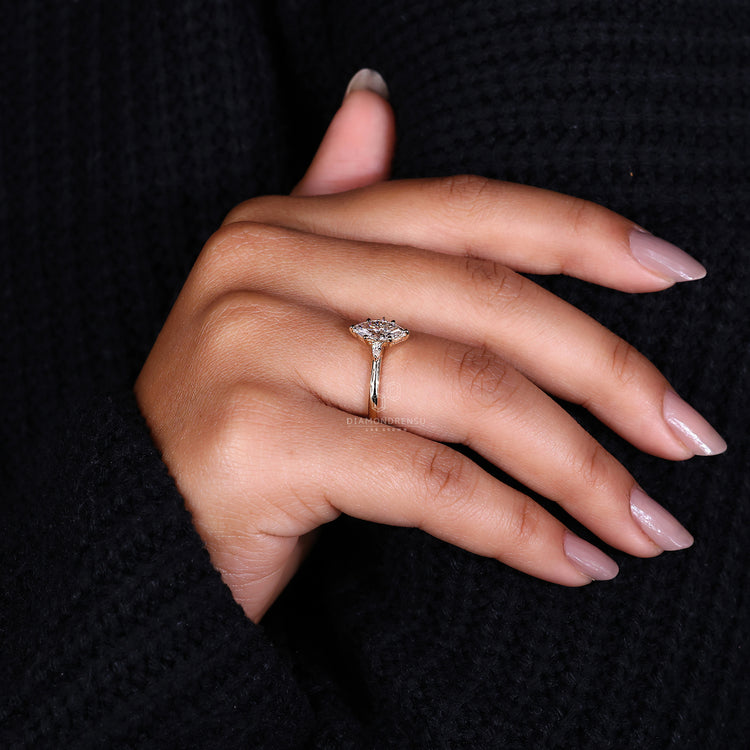 Marquise Diamond Ring in a timeless and classic setting.