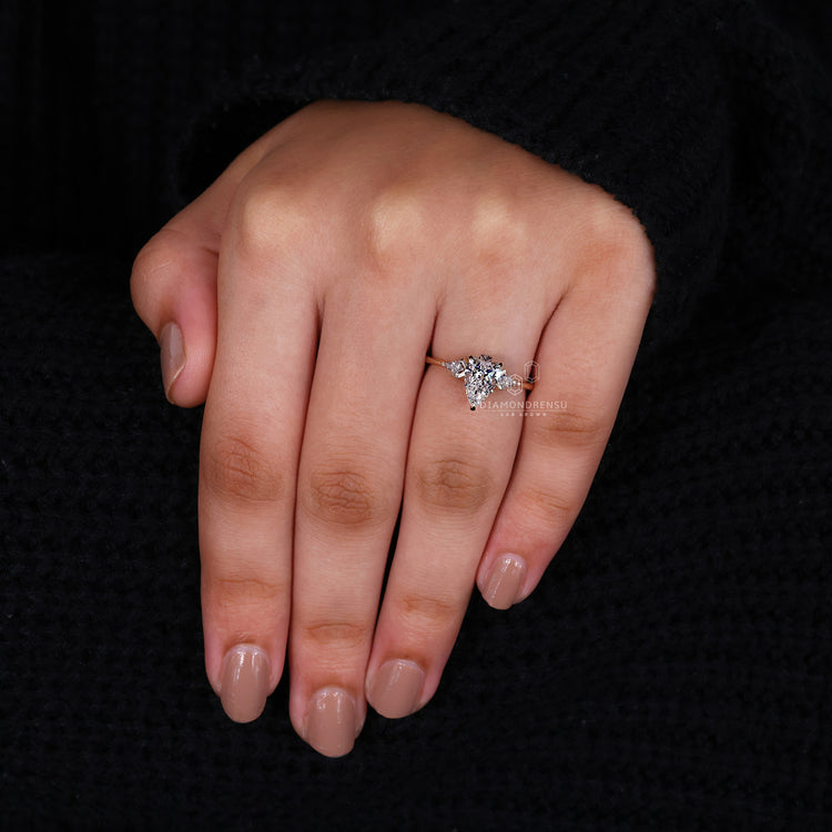 Claw Prong Setting for a secure and elegant diamond display.