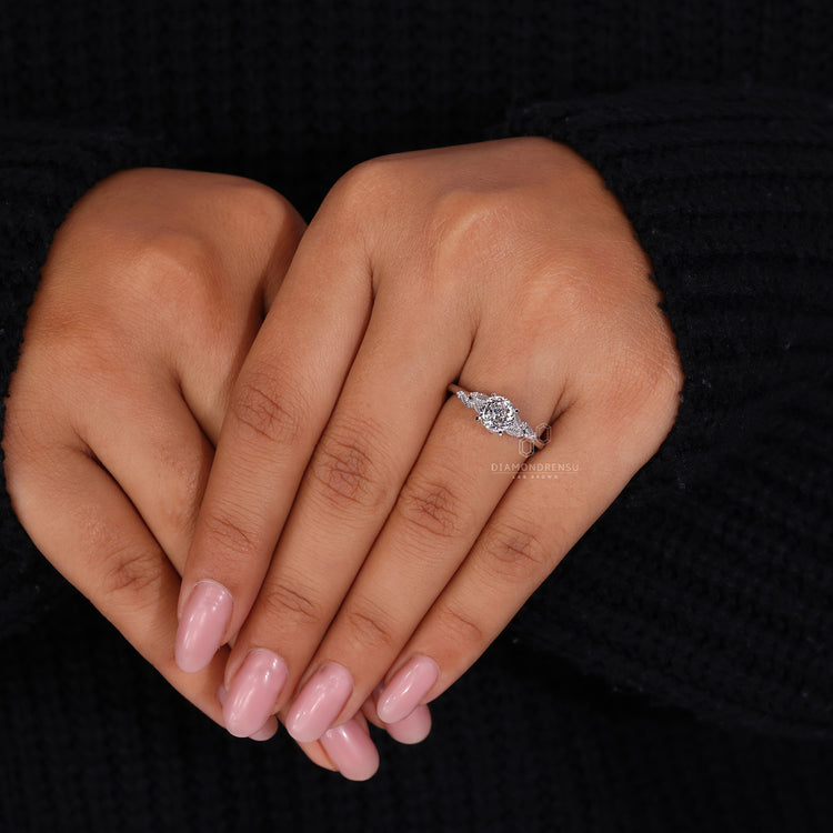 White Gold Diamond Ring with a timeless and radiant look.