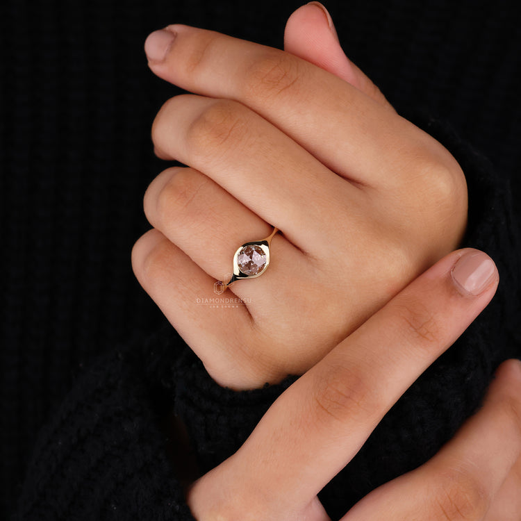 Buy engagement ring with an IGI certified lab grown diamond.