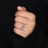 Hexagon Ring in a classic, elegant setting for timeless appeal.