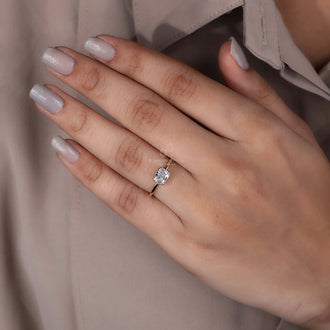 lab created diamond wedding ring