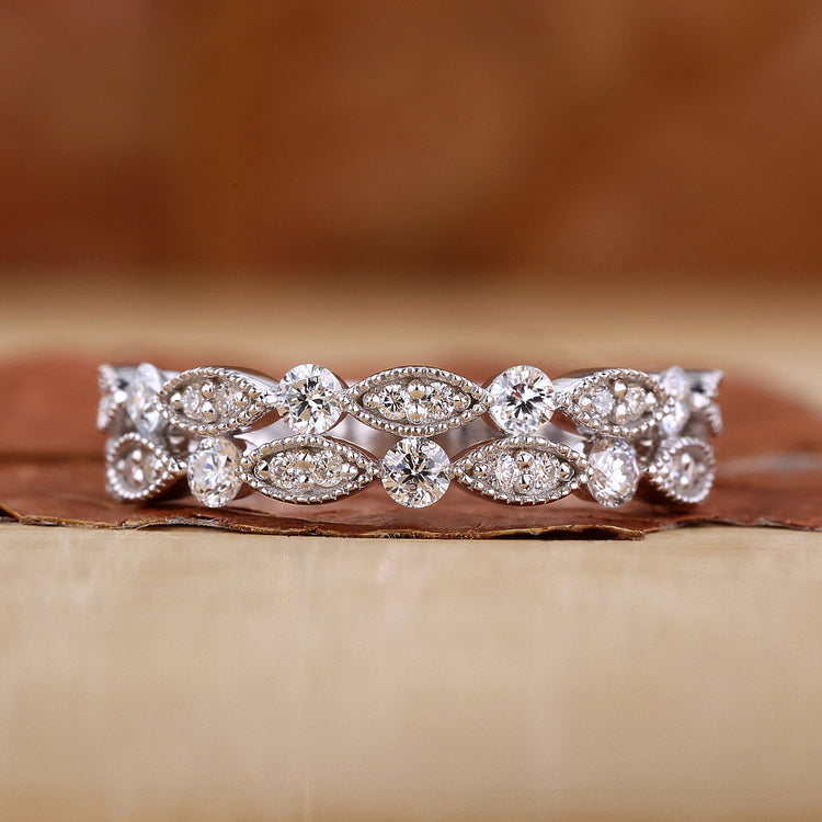 Round Diamond Eternity Band featuring timeless elegance.